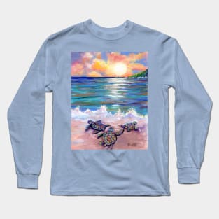 Baby Sea Turtles Long Sleeve T-Shirt